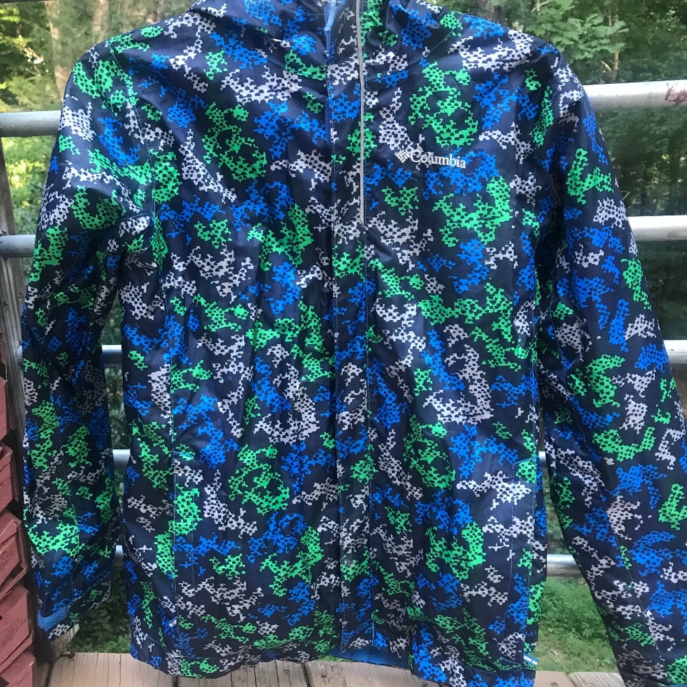 Big Kids Columbia Rain Coat Large